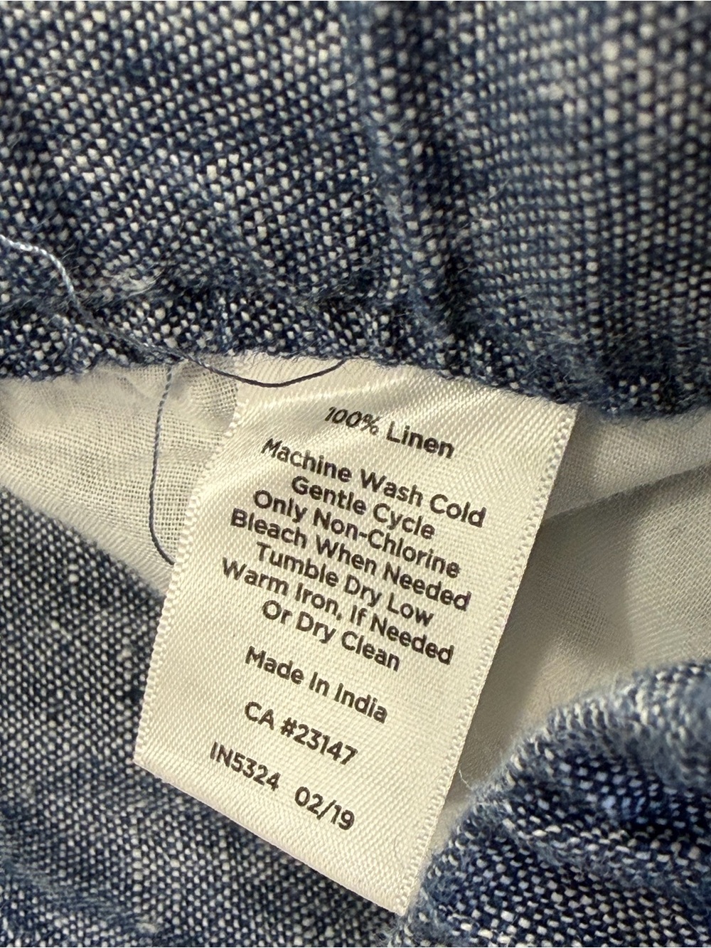 Talbots Linen Drawstring Shorts - Picture 5 of 5